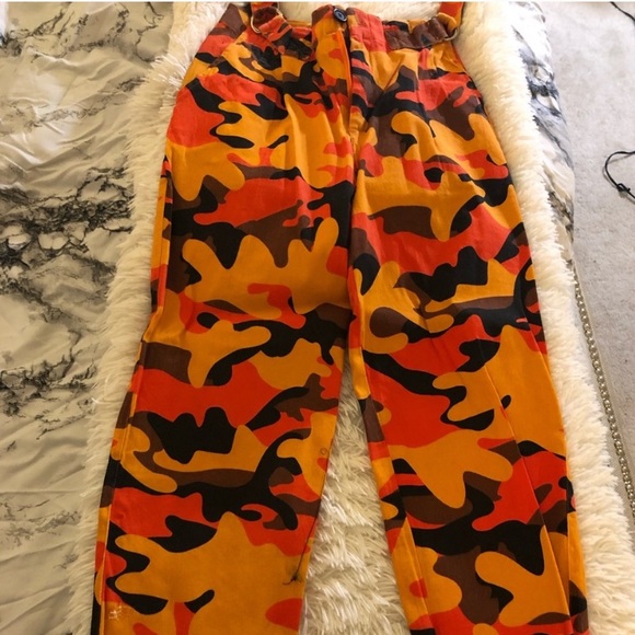 Orange camo pants - Picture 2 of 6